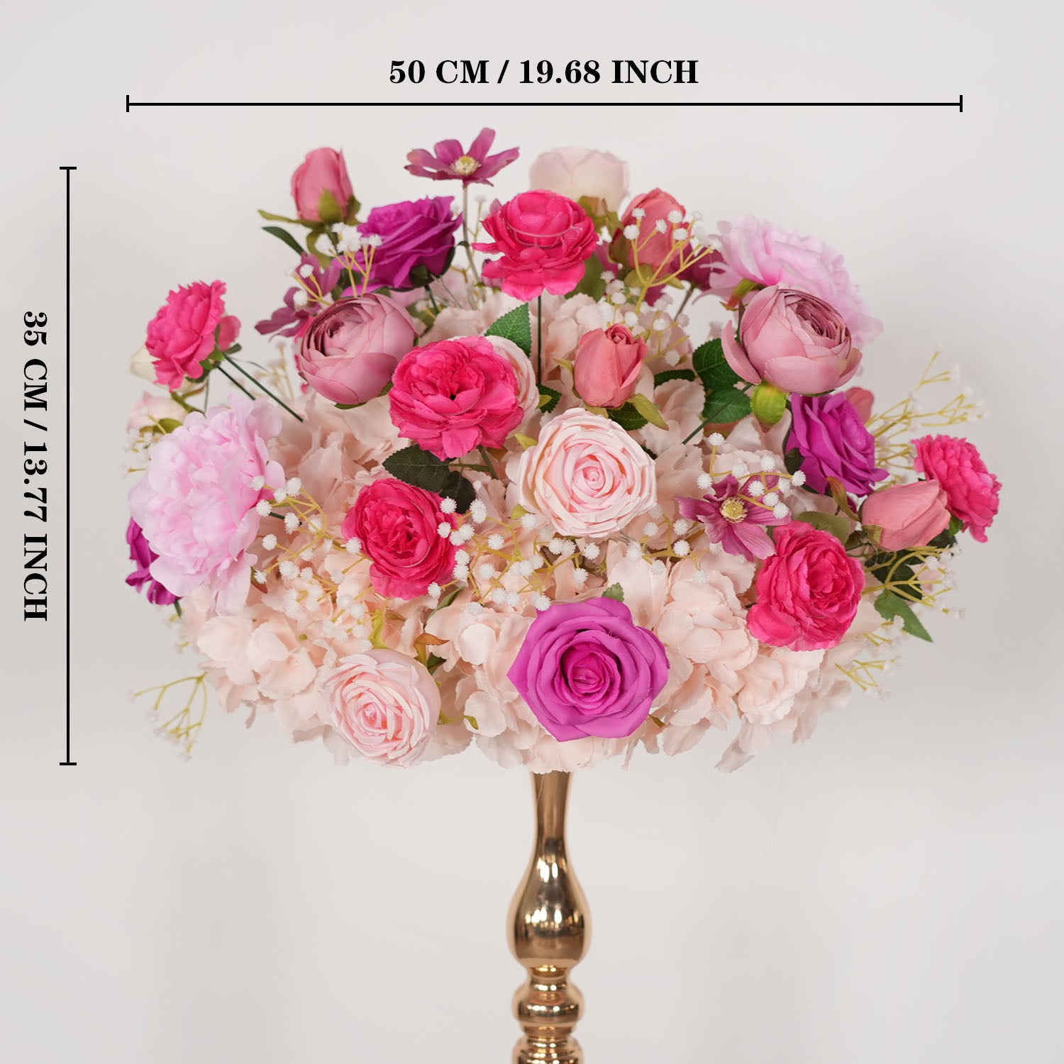 Uflower Table Centerpieces Floral Ball Wedding Decor Flower Arrangement